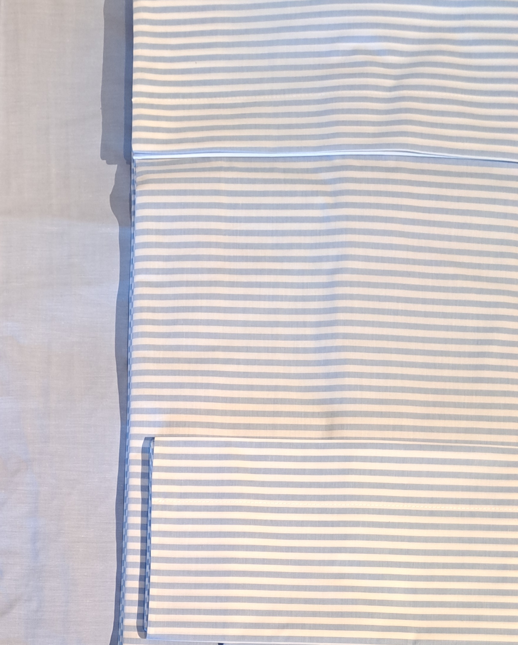 Completo copripiumino matrimoniale tintofilo azzurro