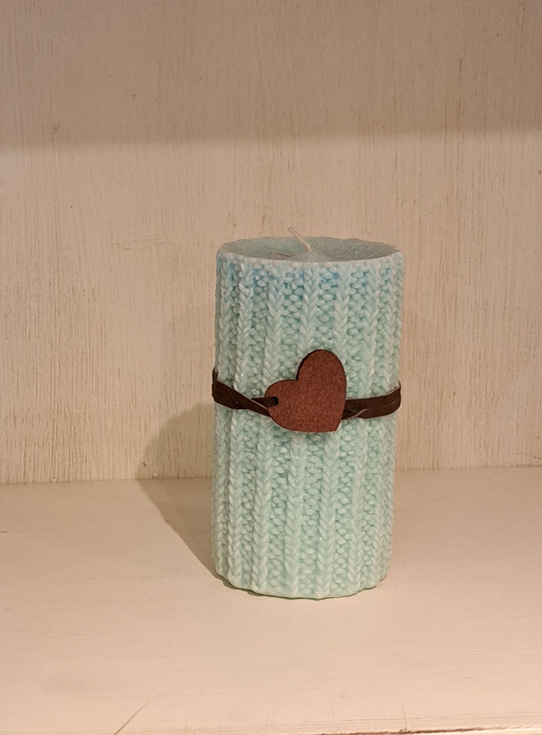 Candela effetto maglia azzurra